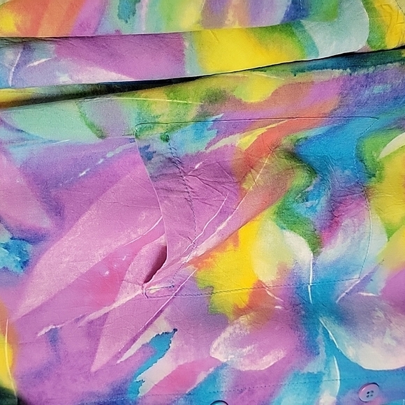 Jams World 50 years edition floral button down colorful shirt Large - Picture 4 of 9
